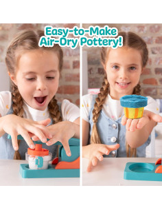Kit de Cerámica Hecho por Mí - Prensa de Cerámica para Niños 2