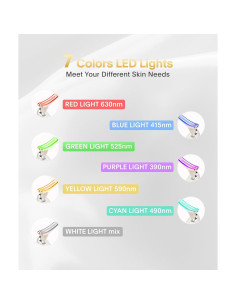 Masajeador Facial Vibrante Sunpint ES-1081 7 Colores Antiarrugas 2