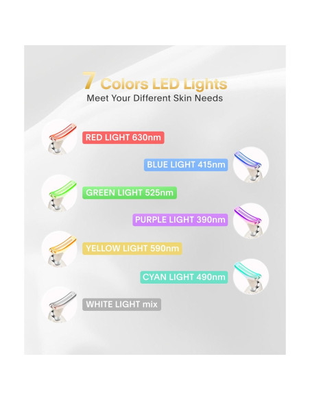 Masajeador Facial Vibrante Sunpint ES-1081 7 Colores Antiarrugas