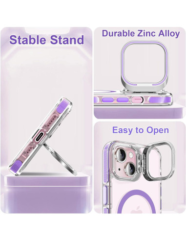 Funda Hocase para iPhone 14 Plus 6.7" con soporte y Magsafe