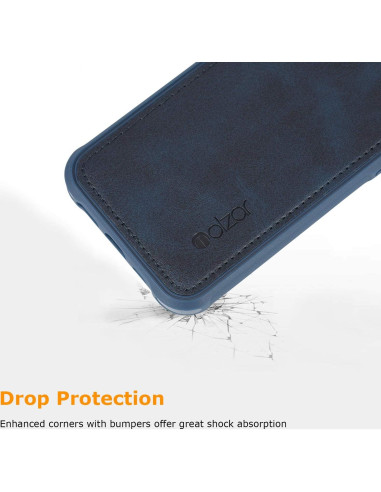 Funda Molzar MAG para iPhone 8 Plus/7 Plus/6 Plus - Azul