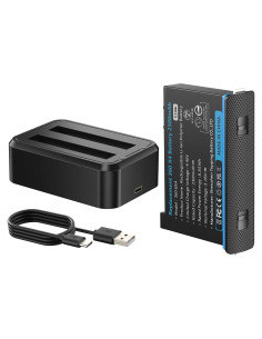 Batería X4 Impermeable + Cargador 2 Ranuras 360 X4