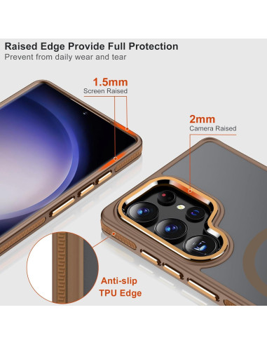 Funda para Samsung Galaxy S25 Ultra Magnética con Soporte