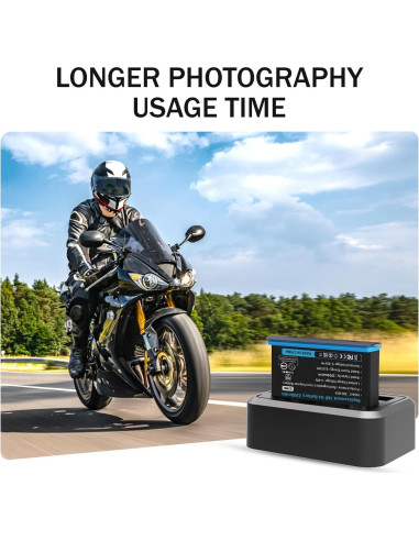 Batería X4 Impermeable + Cargador 2 Ranuras 360 X4