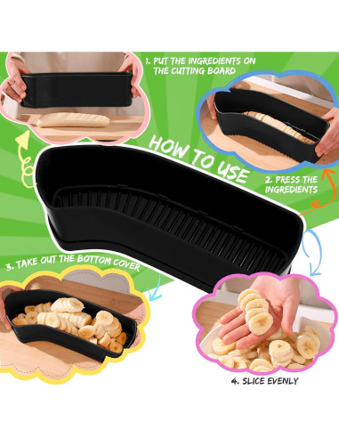 Cortador de Frutas Multiusos CEHNCEH 2025 - Negro