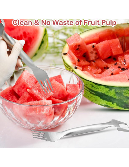 Cortador Tenedor de Sandía 2-en-1 CANIPHA Acero Inoxidable