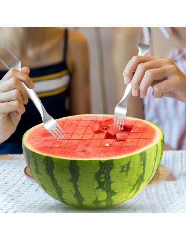 Cortador Tenedor de Sandía 2-en-1 CANIPHA Acero Inoxidable