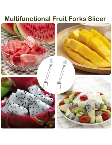 Cortador Tenedor de Sandía 2-en-1 CANIPHA Acero Inoxidable