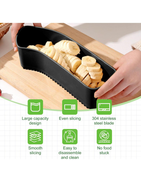 Cortador de Frutas Multiusos CEHNCEH 2025 - Negro