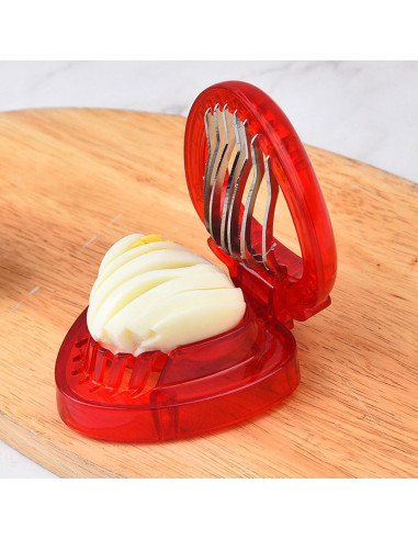 Cortador de Frutas y Huevos Duros Haipink Acero Inoxidable