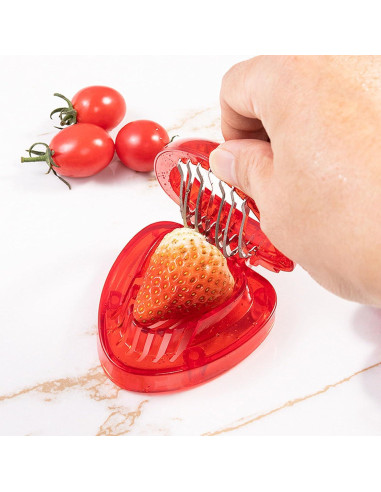 Cortador de Frutas y Huevos Duros Haipink Acero Inoxidable