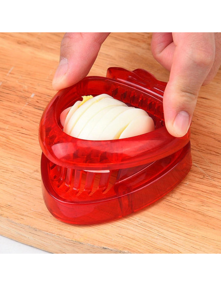 Cortador de Frutas y Huevos Duros Haipink Acero Inoxidable