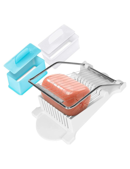 Kit Cortador de Huevos y Molde Musubi Dupiulk - Blanco