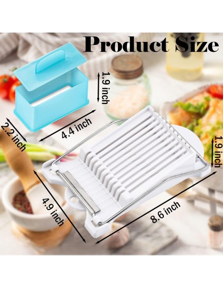 Kit Cortador de Huevos y Molde Musubi Dupiulk - Blanco