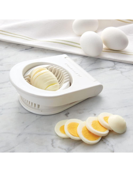 Cortador de Huevos KitchenAid Acero Inoxidable 22,86 cm Blanco