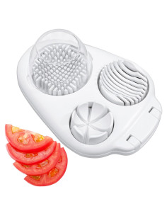 Cortador de Huevos CraftyCrocodile - Acero Inoxidable, 3 Modos