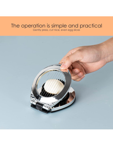 Cortador de Huevos 2 en 1 JANKOW Acero Inoxidable Duradero