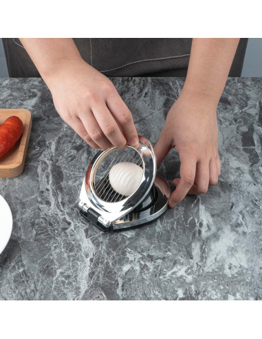 Cortador de Huevos 2 en 1 JANKOW Acero Inoxidable Duradero