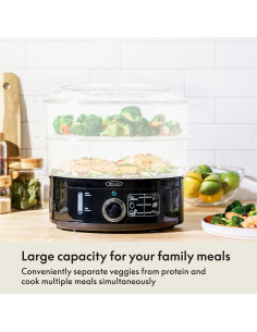 Vaporizador de Alimentos BELLA 7.4L Acero Inoxidable Negro 2