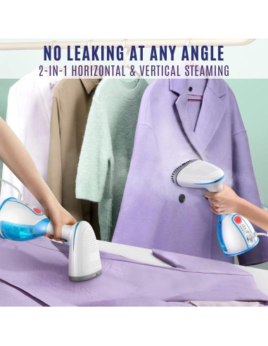 Vaporizador de Ropa Fandiishop 1300W 300ml 15s Calentamiento