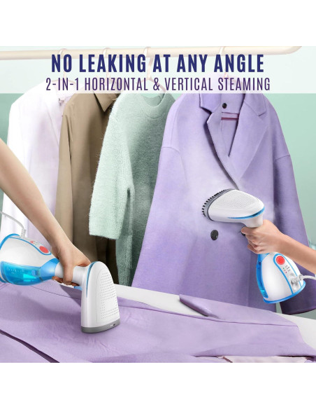 Vaporizador de Ropa Fandiishop 1300W 300ml 15s Calentamiento