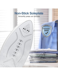 Mini Plancha de Viaje Sundu HT-2001 1000W Suela Cerámica 2