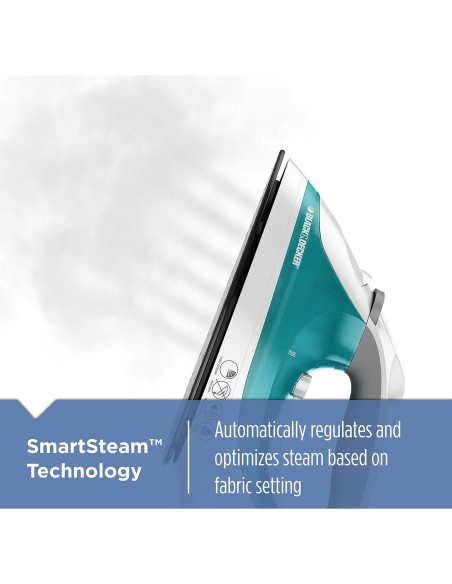 Plancha de Vapor BLACK+DECKER IR05X 0.88 kg Verde Azulado