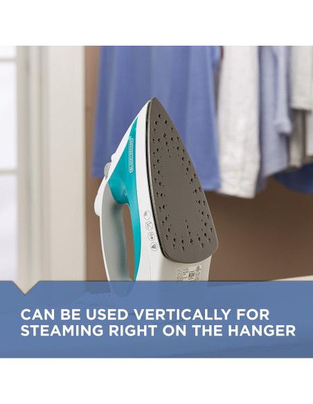 Plancha de Vapor BLACK+DECKER IR05X 0.88 kg Verde Azulado