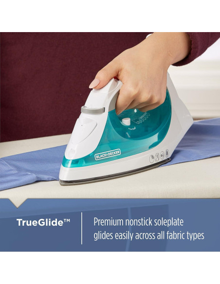 Plancha de Vapor BLACK+DECKER IR05X 0.88 kg Verde Azulado