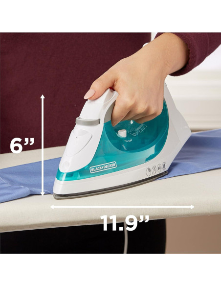 Plancha de Vapor BLACK+DECKER IR05X 0.88 kg Verde Azulado