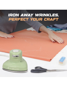 Plancha y Vaporizador Mini EcoNour ECOJSGABCH 2 en 1 Portátil 2