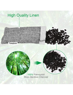 Bolsas de Carbón Activado Yumybom 4 Pack Purificadoras 2