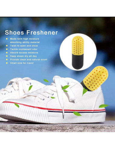6 Pastillas Desodorantes para Zapatos Odor Shield - Absorbentes