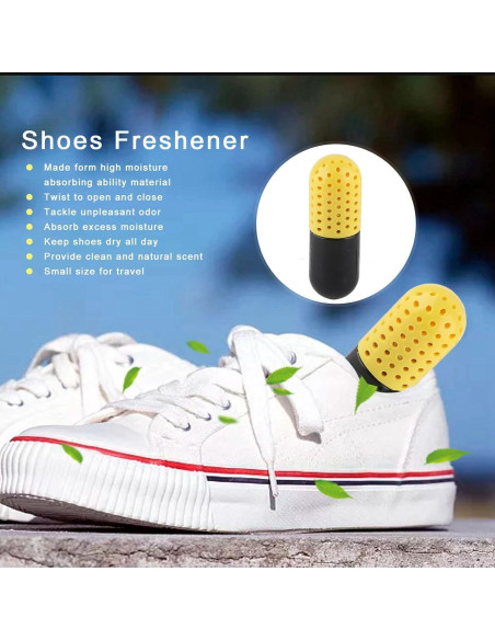 6 Pastillas Desodorantes para Zapatos Odor Shield - Absorbentes