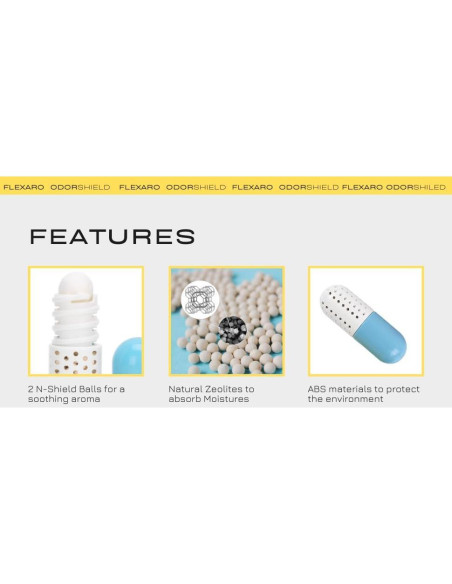 6 Pastillas Desodorantes para Zapatos Odor Shield - Absorbentes