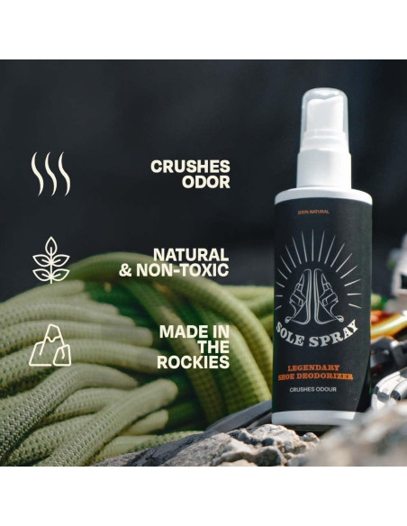 Desodorante Natural para Zapatos Sole Spray 120ml - Frescura Duradera Desodorante Natural para Zapatos Sole Spray 120ml - Frescura Duradera