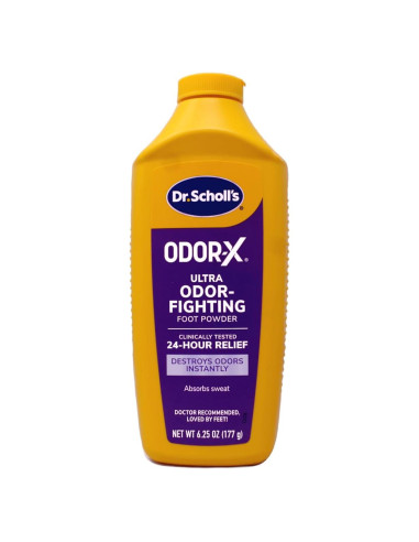 Polvo para pies Dr. Scholl's Odor-X Ultra 176 g