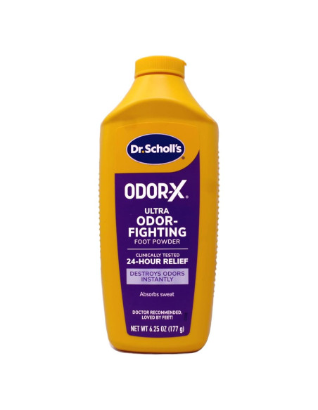 Polvo para pies Dr. Scholl's Odor-X Ultra 176 g