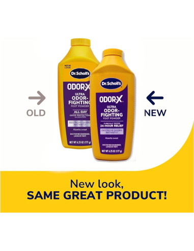 Polvo para pies Dr. Scholl's Odor-X Ultra 176 g