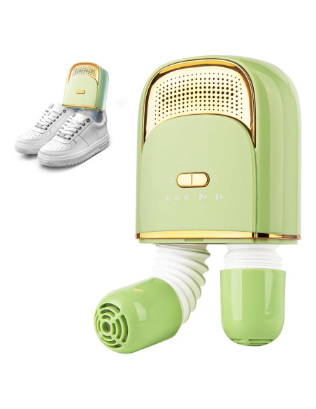 Secador de Botas Portátil XSMNER, Calentador 55C, Verde