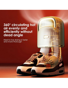 Secador de Botas Portátil XSMNER, Calentador 55C, Verde 2