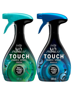 Febreze Unstopables Touch Spray Tela 500ml Paquete 2 Fresco Brisa