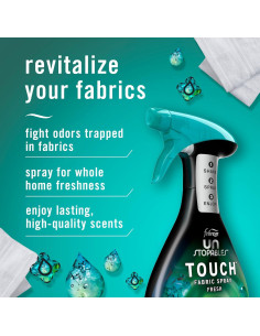Febreze Unstopables Touch Spray Tela 500ml Paquete 2 Fresco Brisa 2