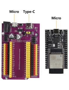 Placa de Desarrollo ESP32-DevKitC Atnsinc ESP32-32U 10g 2