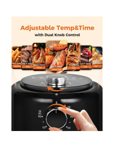 Freidora de Aire Bear 2.1 QT Compacta con Control de Temperatura 2