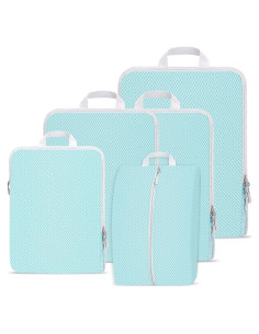 Cubos de Compresión TYYCUDK 5 Piezas Azul Impermeables