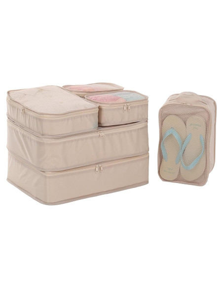Cubos de Empaque de Viaje JJ POWER - 5 Piezas + Bolsa Zapatos Cubos de Empaque de Viaje JJ POWER - 5 Piezas + Bolsa Zapatos