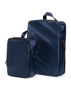 Conjunto de Cubos de Compresión Brookstone 2 Piezas Azul