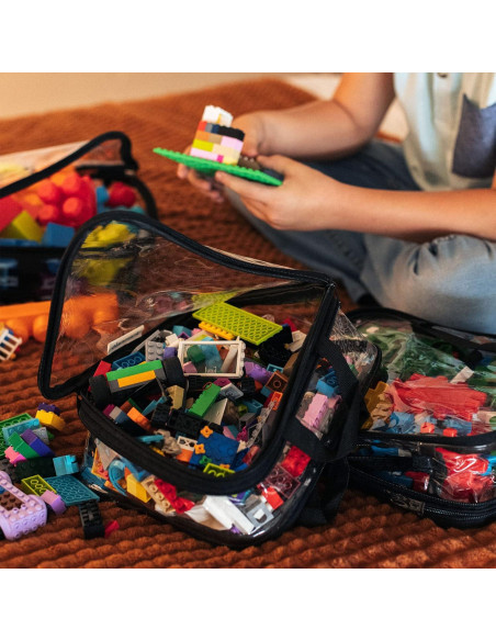 Set de 3 Cubos de Compresión Olanmark PVC Negro