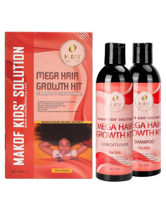 Champú y Acondicionador para Crecimiento Cabello Niños Makof 570g